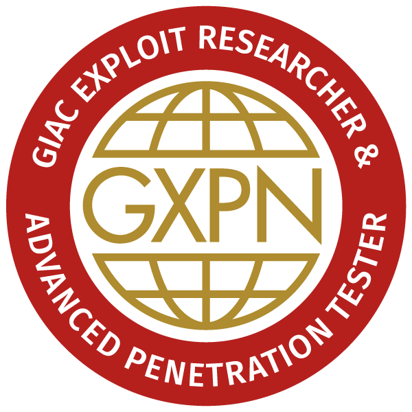 GIAC Exploit Researcher and Advanced Penetration Tester (GXPN)